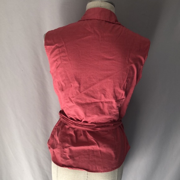 Wrap around shirt rose color - Picture 4 of 4